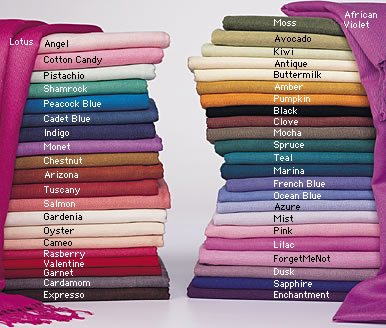 Pashmina Cashmere 400 Colors Available