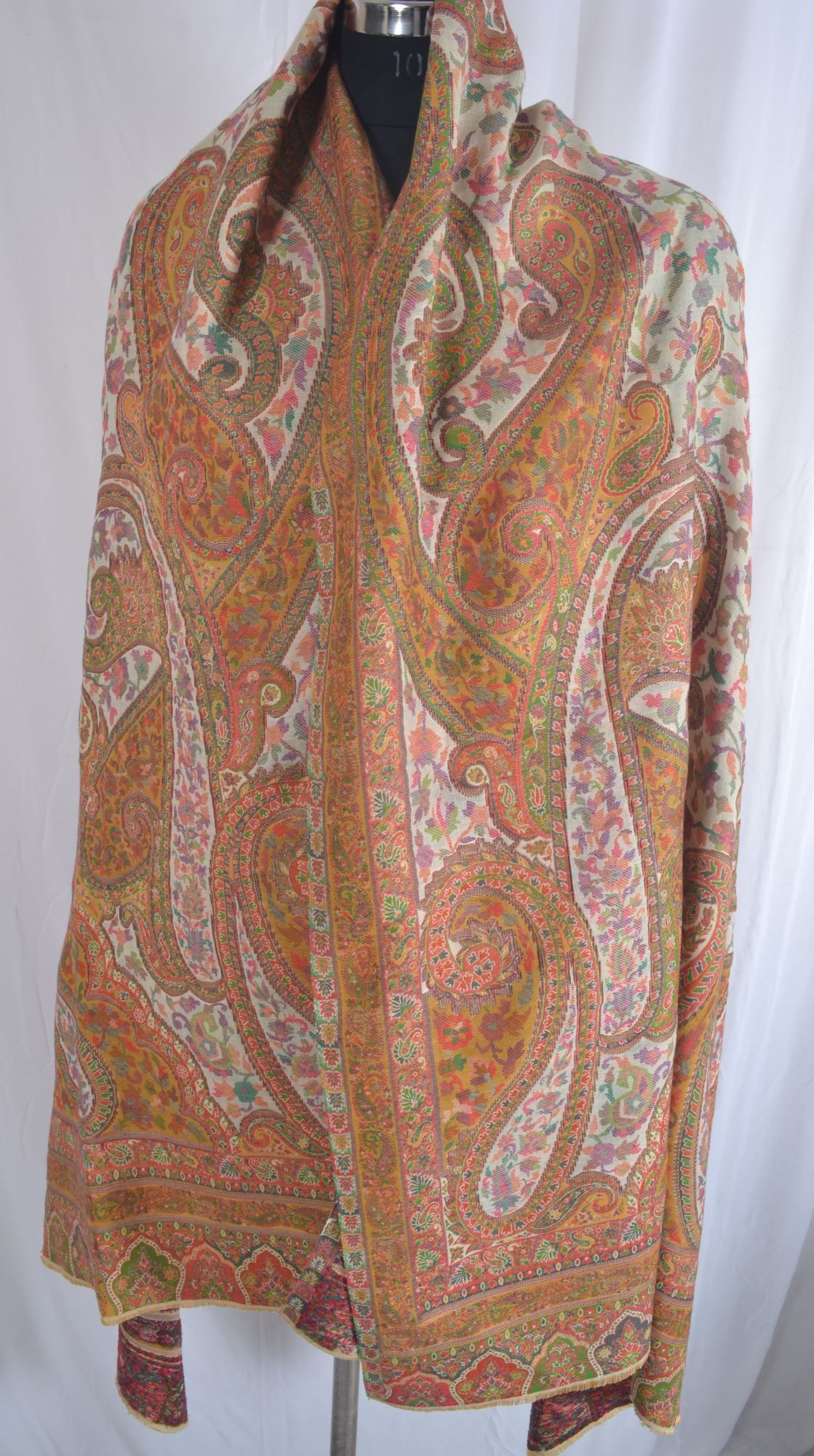 Pashmina Kani Jamavar Shawl Real Kashmiri