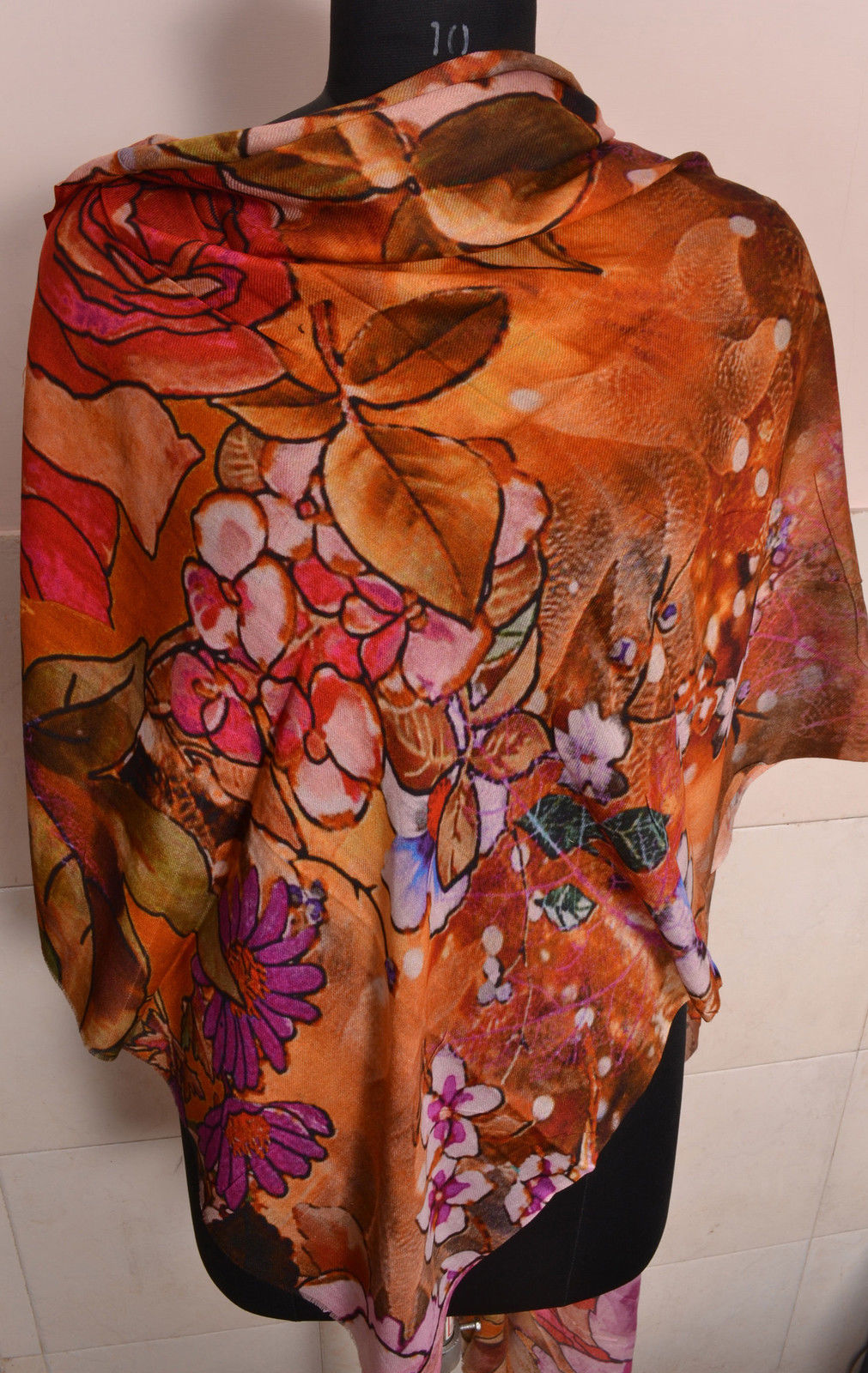 Printed Ring Pashmina Shawl - Scarves for Bridesmaids