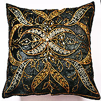 Beaded Cushion Cover