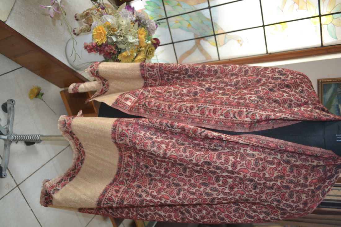 warm gift yak wool shawl handmade Reversible design TWILL